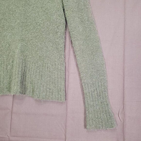 MADEWELL Womens Sweater SZ S Inland Wool Alpaca Mock Neck Pullover‎ Bell Forest - Picture 7 of 9